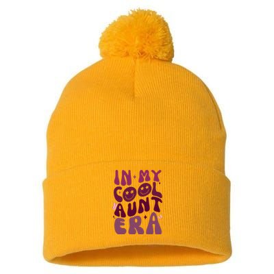 In My Cool Aunt Era Cute Gift Pom Pom 12in Knit Beanie