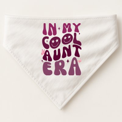 In My Cool Aunt Era Cute Gift USA-Made Doggie Bandana