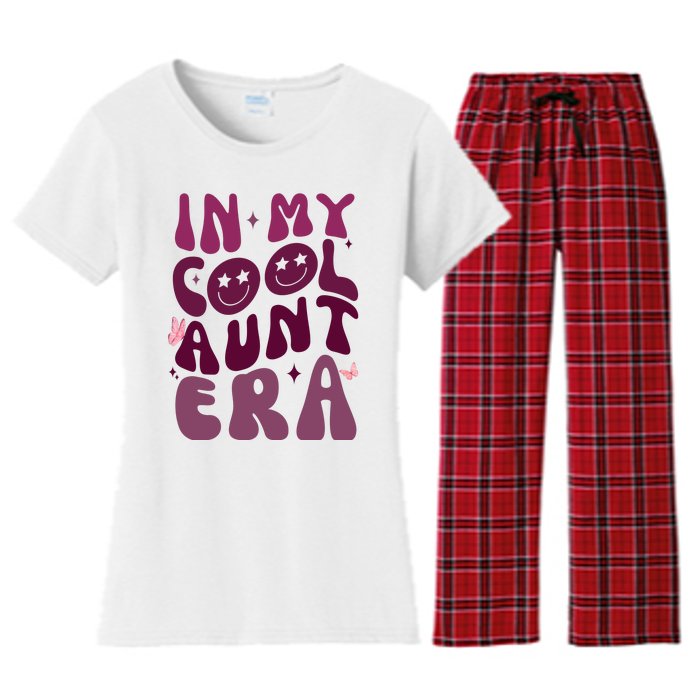 In My Cool Aunt Era Cute Gift Women's Flannel Pajama Set