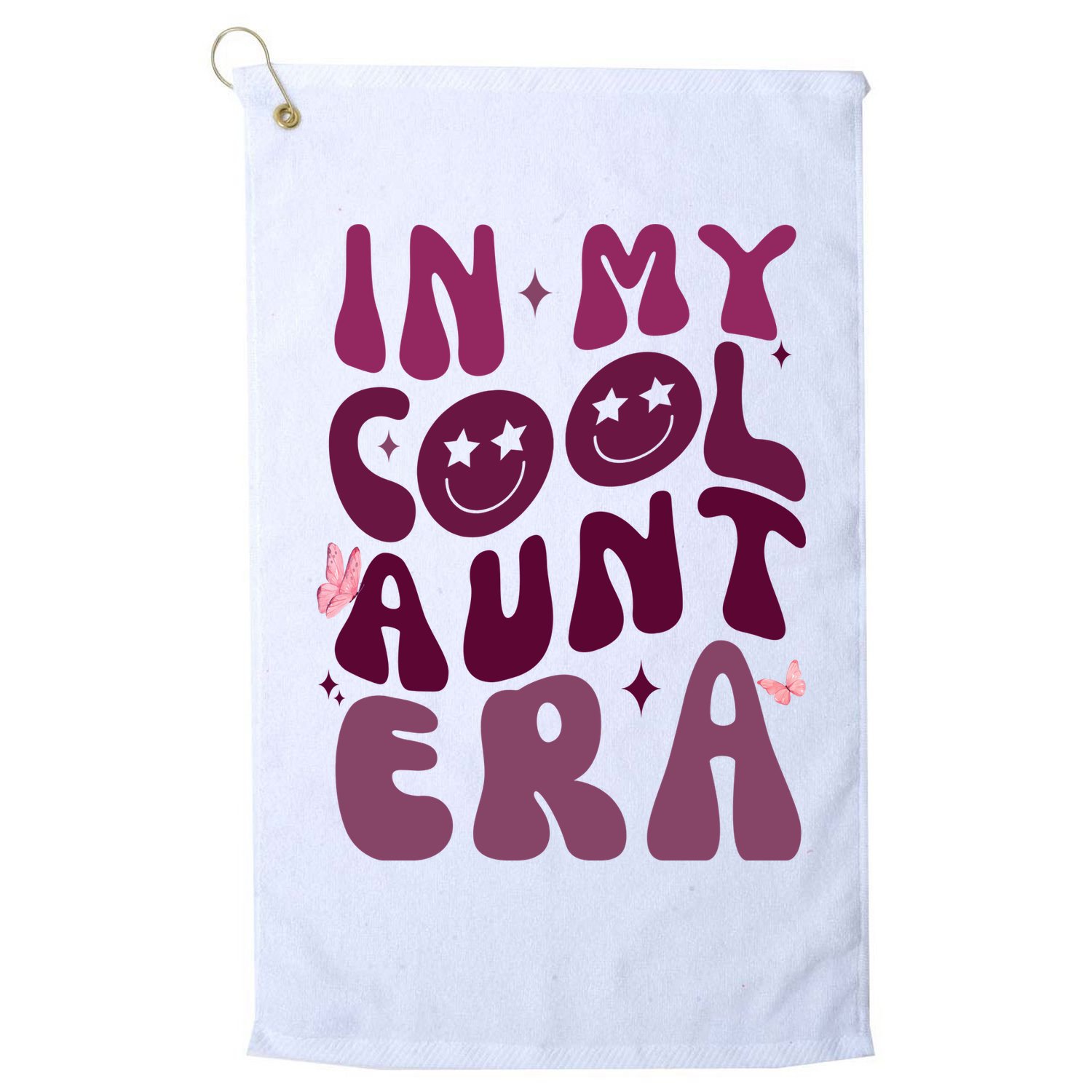 In My Cool Aunt Era Cute Gift Golf Towel