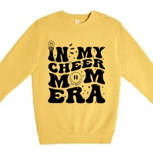 In My Cheer Mom Era Funny Cheerleading Mom Design Funny Gift Premium Crewneck Sweatshirt