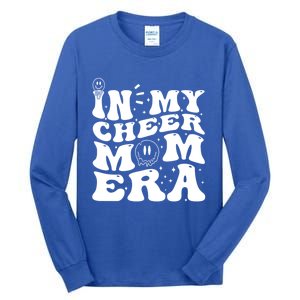 In My Cheer Mom Era Funny Cheerleading Mom Design Funny Gift Tall Long Sleeve T-Shirt