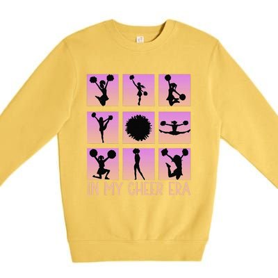 In My Cheer Era Women Cheer Leader Cheerleading Premium Crewneck Sweatshirt