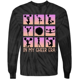 In My Cheer Era Women Cheer Leader Cheerleading Tie-Dye Long Sleeve Shirt