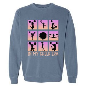 In My Cheer Era Women Cheer Leader Cheerleading Garment-Dyed Sweatshirt