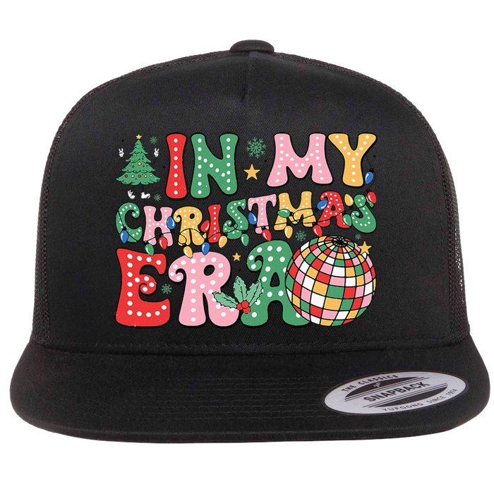 In My Christmas Era Family Matching Merry Christmas 2024 Flat Bill Trucker Hat