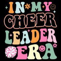 In My Cheer Coach Era Funny Retro Cheerleader Cheerleading Drawstring Bag
