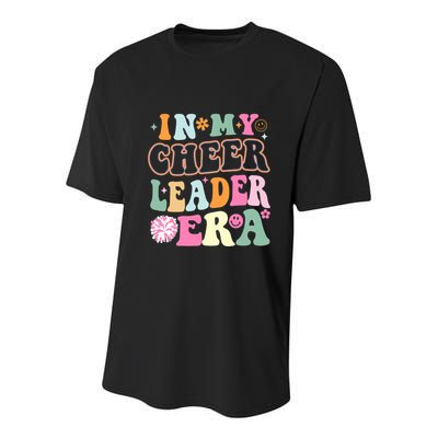 In My Cheer Coach Era Funny Retro Cheerleader Cheerleading Youth Performance Sprint T-Shirt