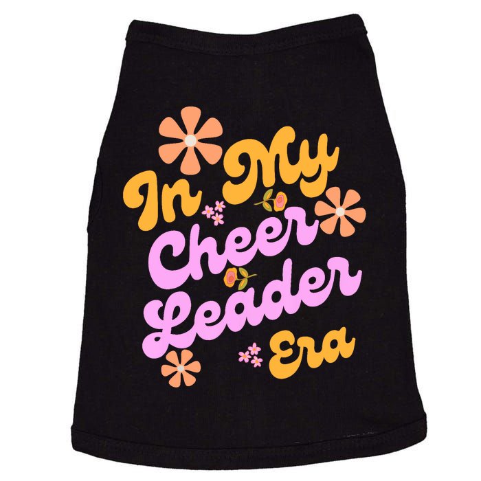 In My Cheer Leader Era Cheerleading Coach Funny Groovy Retro Doggie Tank