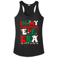 In My Christmas Elf Era Xmas Groovy Santa Squad Holiday Ladies PosiCharge Competitor Racerback Tank