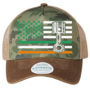 Irish Mechanic Cute Gift Machinist Cute Gift St Patrick’s Day Funny Gift Legacy Tie Dye Trucker Hat