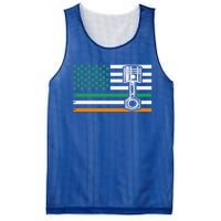 Irish Mechanic Cute Gift Machinist Cute Gift St Patrick’s Day Funny Gift Mesh Reversible Basketball Jersey Tank