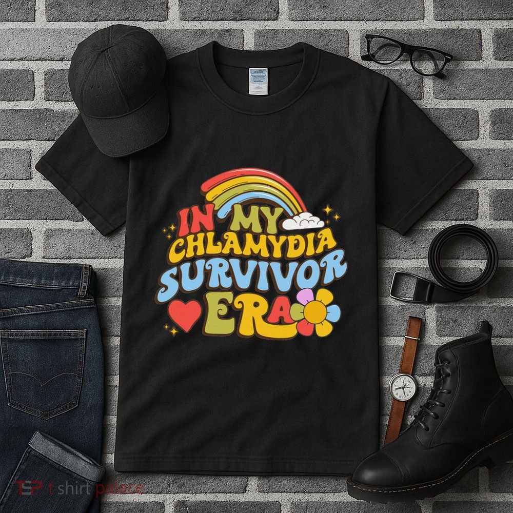 In My Chlamydia Survivor Era Funny Inappropriate Tall T-Shirt