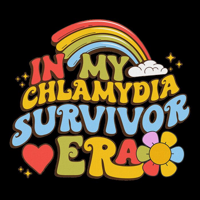 In My Chlamydia Survivor Era Funny Inappropriate 7-Panel Snapback Hat