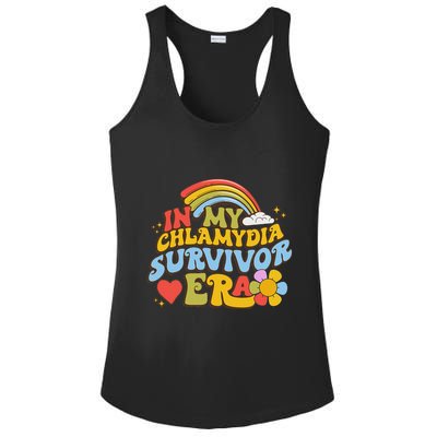 In My Chlamydia Survivor Era Funny Inappropriate Ladies PosiCharge Competitor Racerback Tank