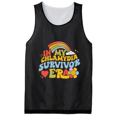 In My Chlamydia Survivor Era Funny Inappropriate Mesh Reversible Basketball Jersey Tank