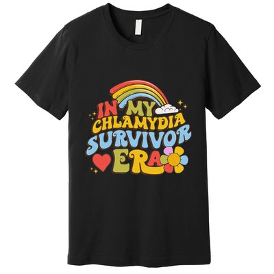 In My Chlamydia Survivor Era Funny Inappropriate Premium T-Shirt
