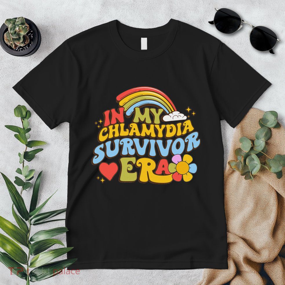 In My Chlamydia Survivor Era Funny Inappropriate Premium T-Shirt