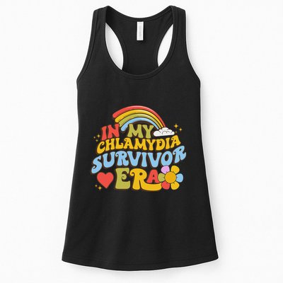In My Chlamydia Survivor Era Funny Inappropriate Womens Tank Top