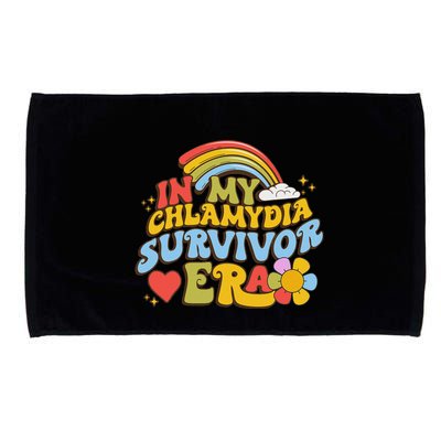 In My Chlamydia Survivor Era Funny Inappropriate Microfiber Hand Towel