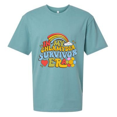 In My Chlamydia Survivor Era Funny Inappropriate Sueded Cloud Jersey T-Shirt