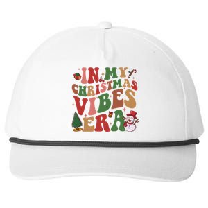 In My Christmas Vibes Era Groovy Christmas Matching Family Cool Gift Snapback Five-Panel Rope Hat