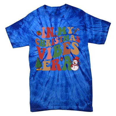 In My Christmas Vibes Era Groovy Christmas Matching Family Cool Gift Tie-Dye T-Shirt