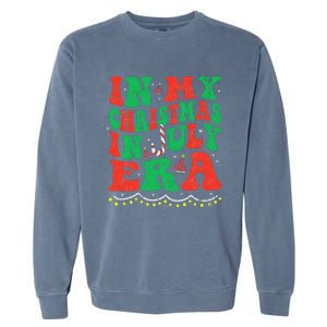 In My Christmas In July Era Funny Xmas Summer Garment-Dyed Sweatshirt