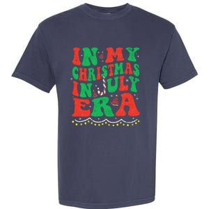 In My Christmas In July Era Funny Xmas Summer Garment-Dyed Heavyweight T-Shirt