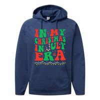 In My Christmas In July Era Funny Xmas Summer Performance Fleece Hoodie