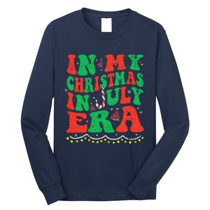 In My Christmas In July Era Funny Xmas Summer Long Sleeve Shirt