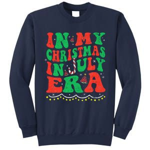 In My Christmas In July Era Funny Xmas Summer Sweatshirt