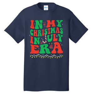 In My Christmas In July Era Funny Xmas Summer Tall T-Shirt