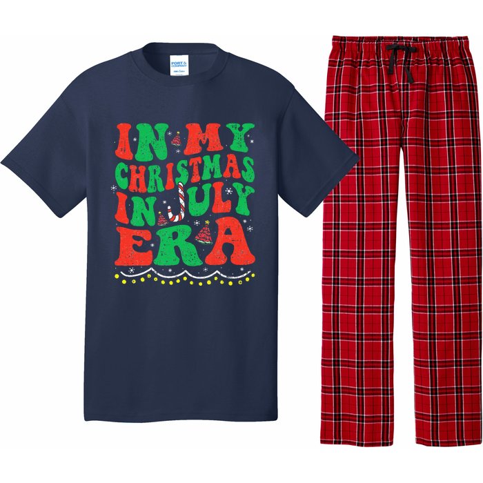 In My Christmas In July Era Funny Xmas Summer Pajama Set