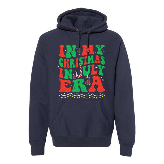 In My Christmas In July Era Funny Xmas Summer Premium Hoodie