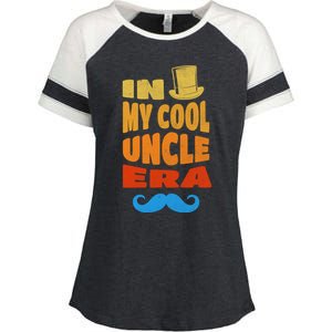 In My Cool Uncle Era Happy FatherS Day Retiret Plan Great Gift Enza Ladies Jersey Colorblock Tee