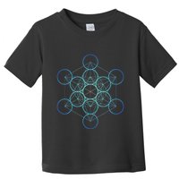 Indigo MetatronS Cube Sacred Geometry Toddler T-Shirt