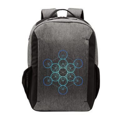 Indigo MetatronS Cube Sacred Geometry Vector Backpack