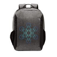 Indigo MetatronS Cube Sacred Geometry Vector Backpack