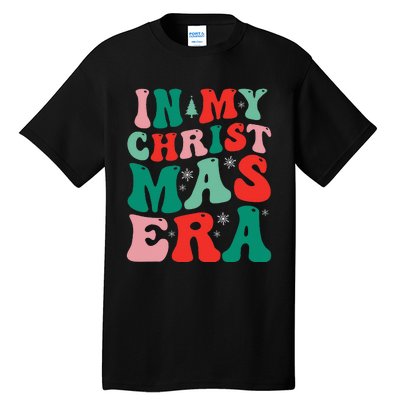 In My Christmas Era Groovy Xmas  Tall T-Shirt