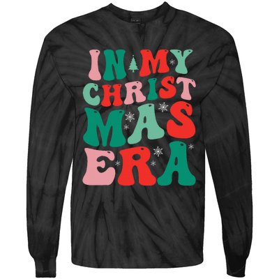 In My Christmas Era Groovy Xmas  Tie-Dye Long Sleeve Shirt