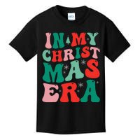 In My Christmas Era Groovy Xmas  Kids T-Shirt