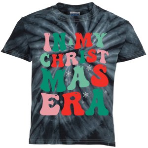 In My Christmas Era Groovy Xmas  Kids Tie-Dye T-Shirt