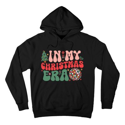 In My Christmas Era Groovy Retro Hoodie