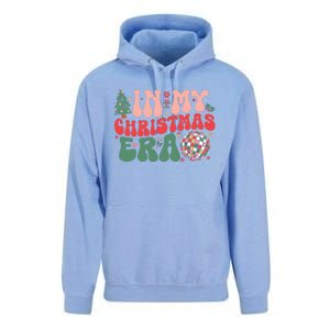 In My Christmas Era Groovy Retro Unisex Surf Hoodie