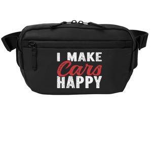 I make cars Happy Auto Detailer Car Detailing Crossbody Pack