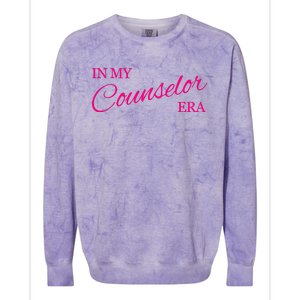 In My Counselor Era Colorblast Crewneck Sweatshirt