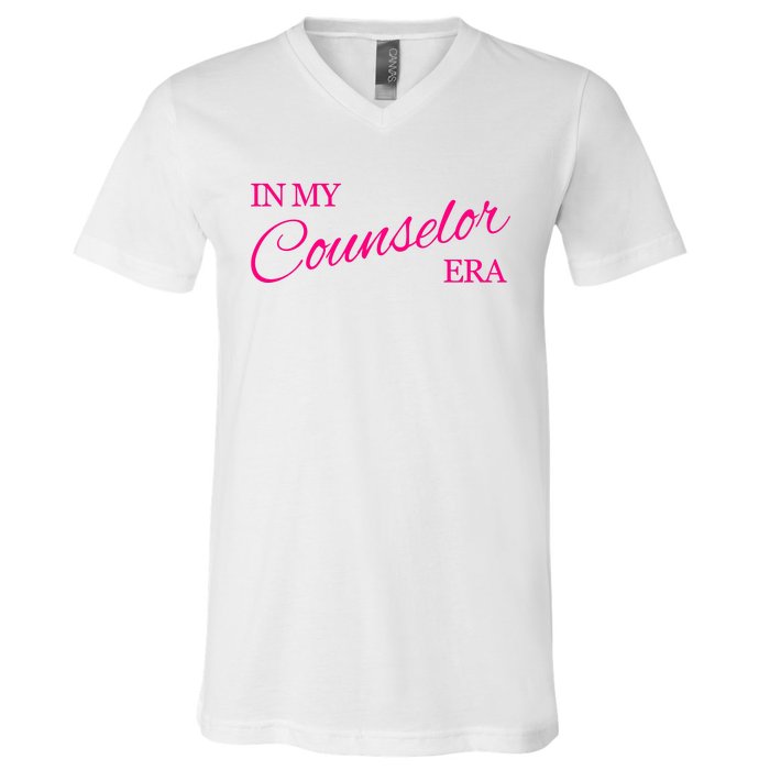 In My Counselor Era V-Neck T-Shirt