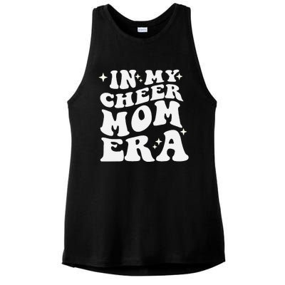 In My Cheer Mom Era Cheerleading Football Mom Game Day Gift Ladies PosiCharge Tri-Blend Wicking Tank