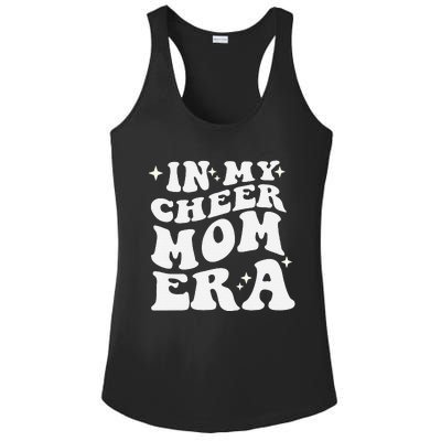 In My Cheer Mom Era Cheerleading Football Mom Game Day Gift Ladies PosiCharge Competitor Racerback Tank